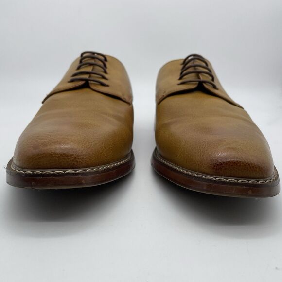 Van Heusen Memory Foam Geraldo Dress Shoes Men\'s 10.5 M Tan Brown Oxford Regal main image 10